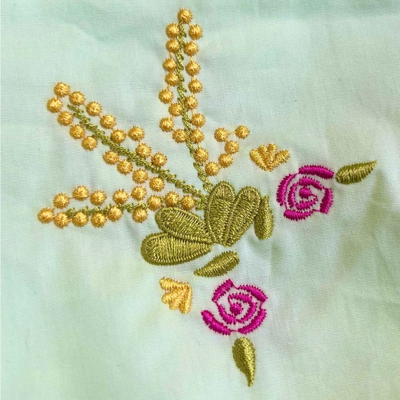 LILLY PULITZER Bermuda Hand Bag Purse Reversible Boho Embroidered Floral Eyelet - Picture 4 of 14